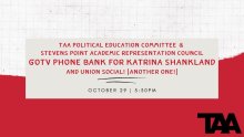 Virtual Phone Bank for Rep. Katrina Shankland